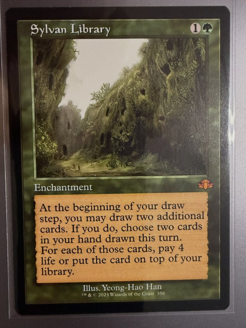 Sylvan Library (Retro Frame) Dominaria Remastered Regular